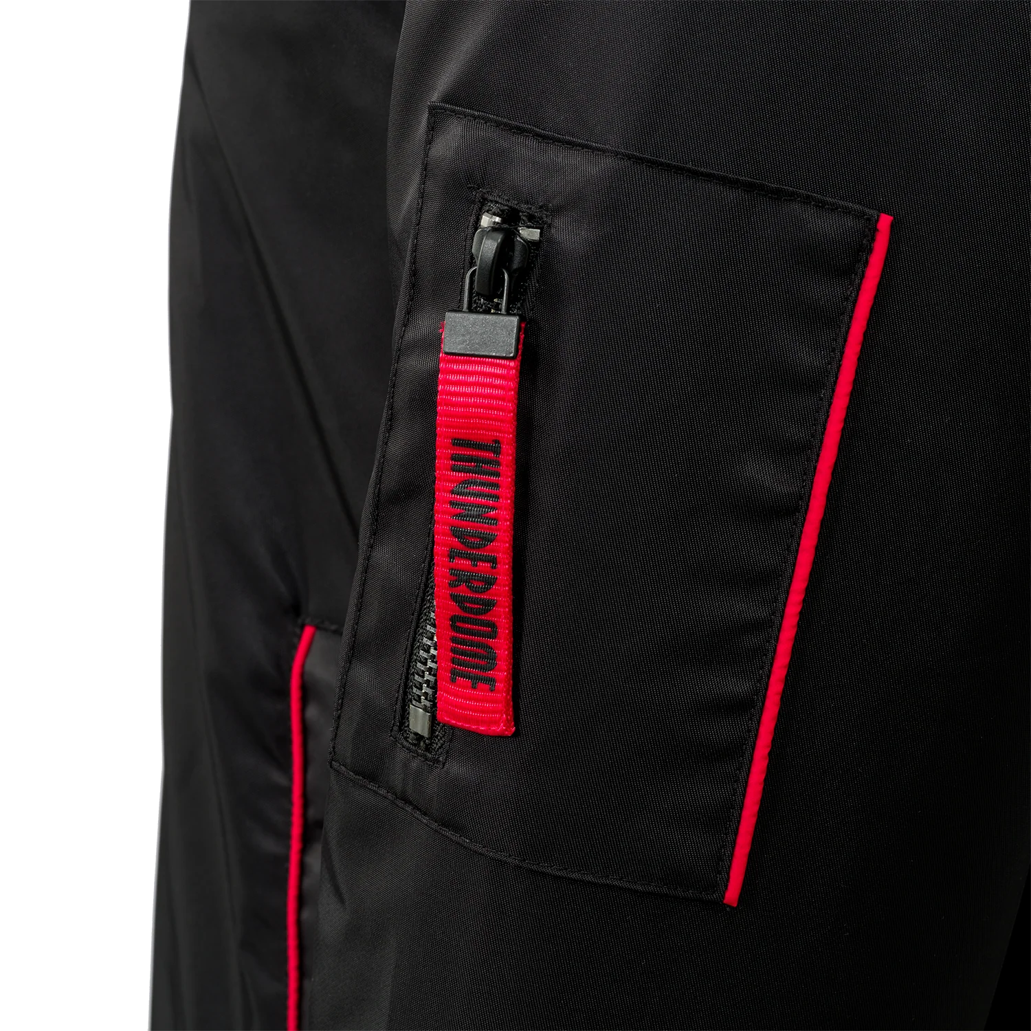 Thunderdome bomber jacket black/red - Image 3