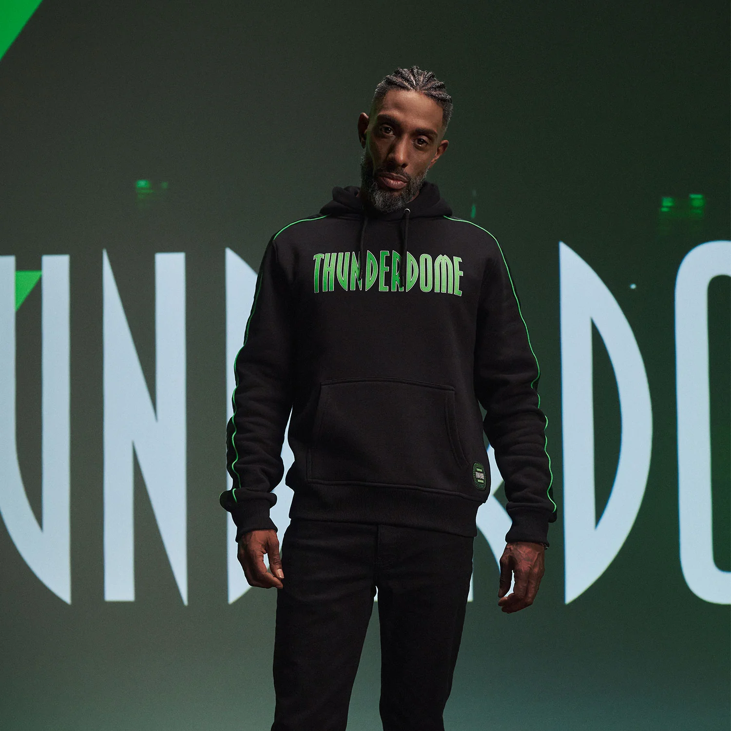 Thunderdome black Hoodie - Image 4