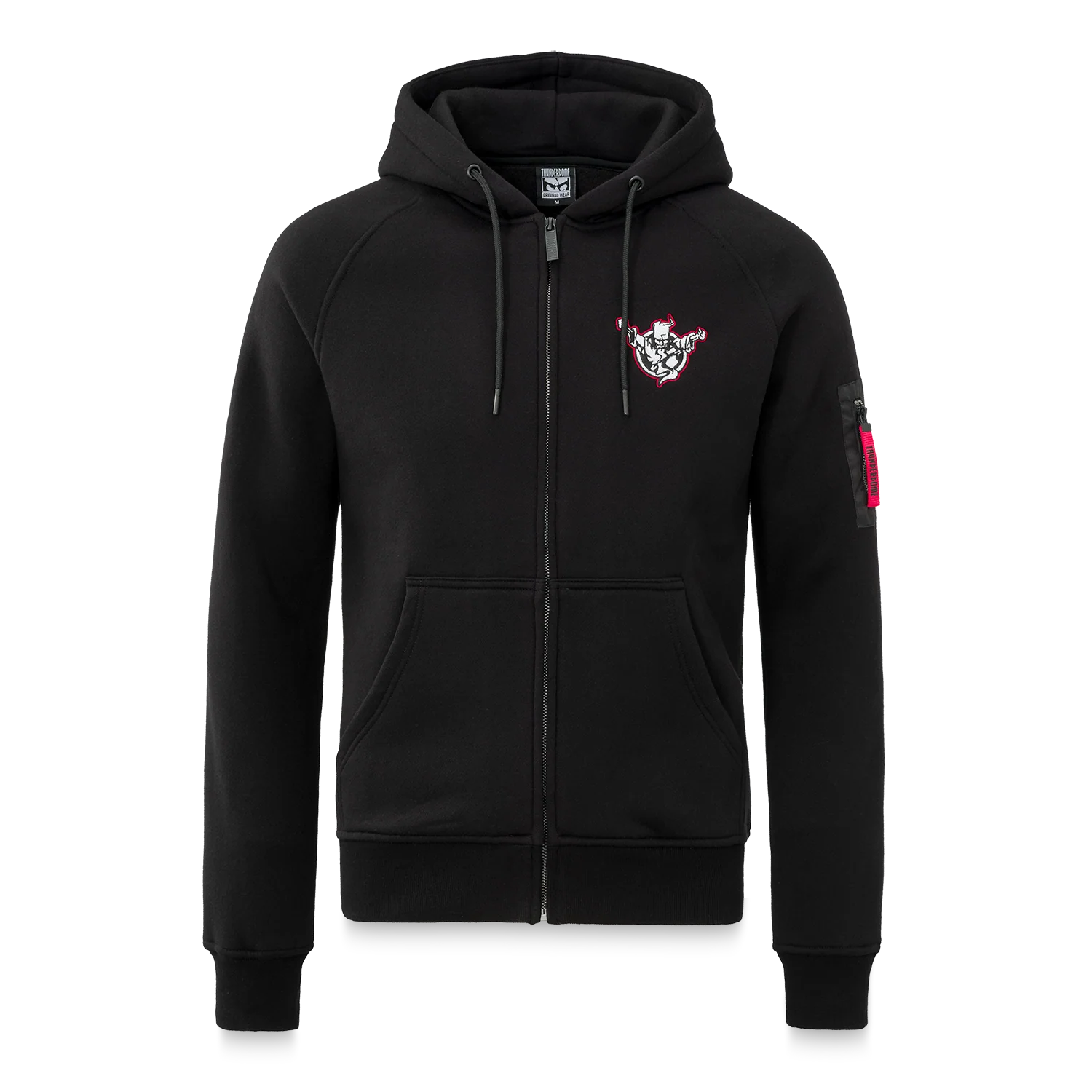 Thunderdome hooded zip black/red - Image 2