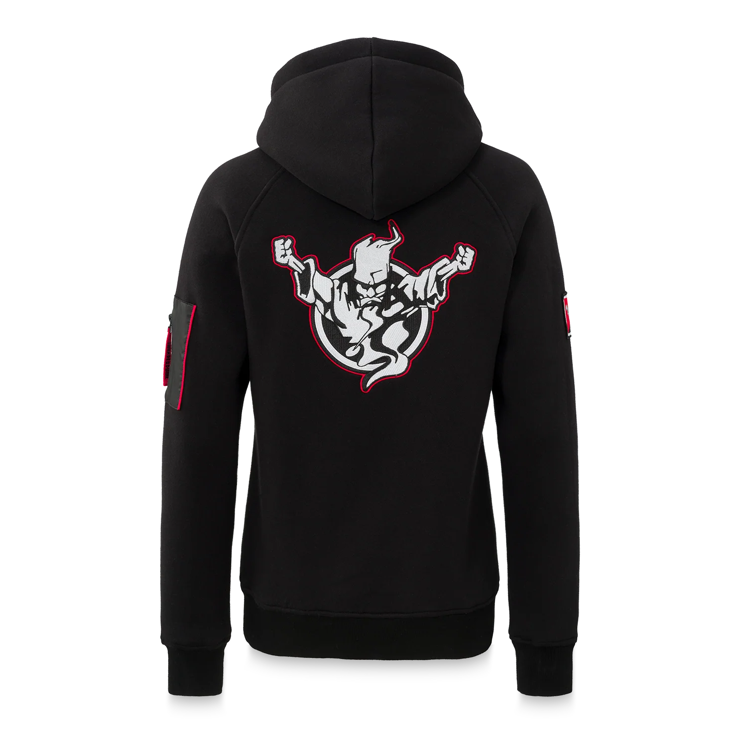 Thunderdome hoodie black/red - Image 2