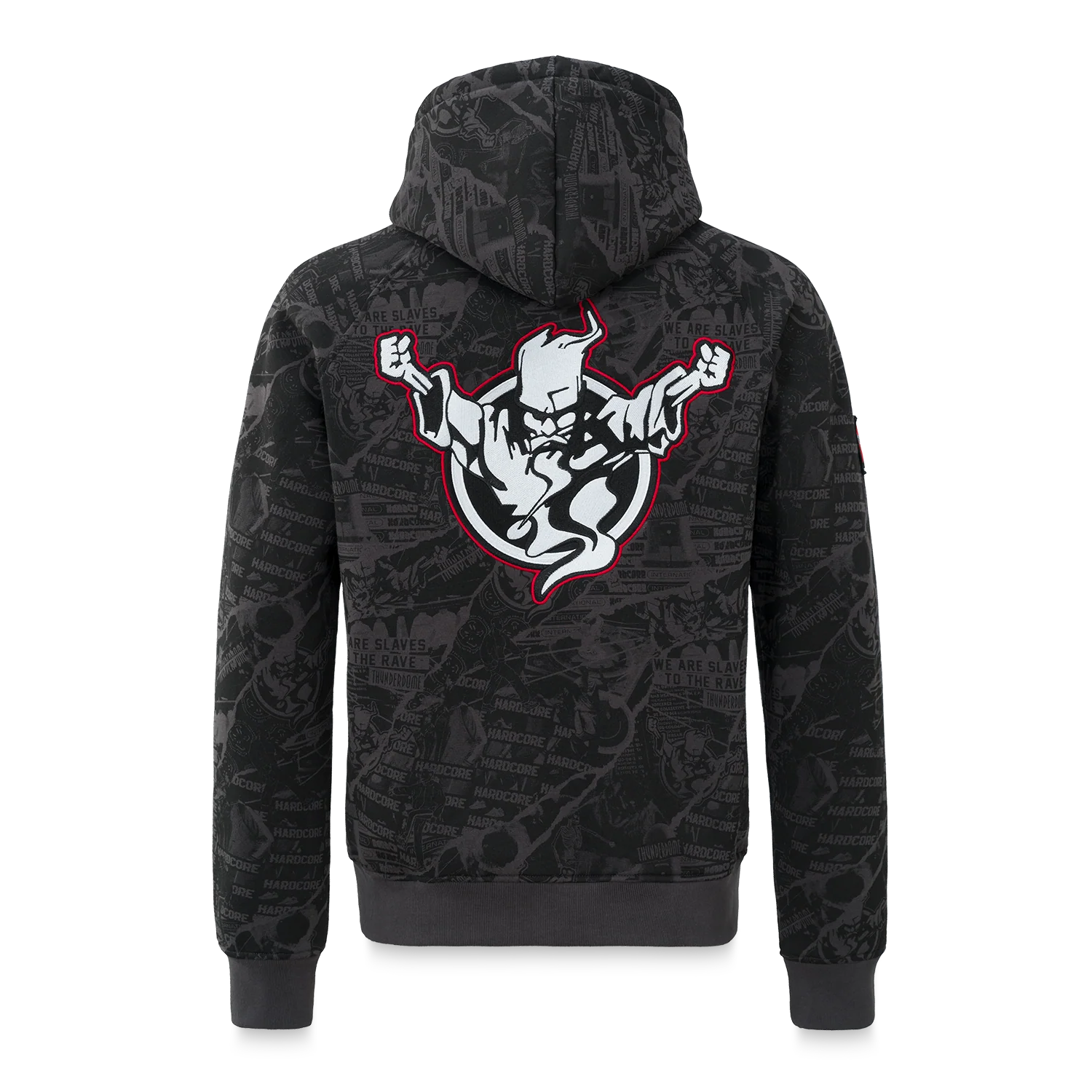 Thunderdome hoodie dark grey/white - Image 2