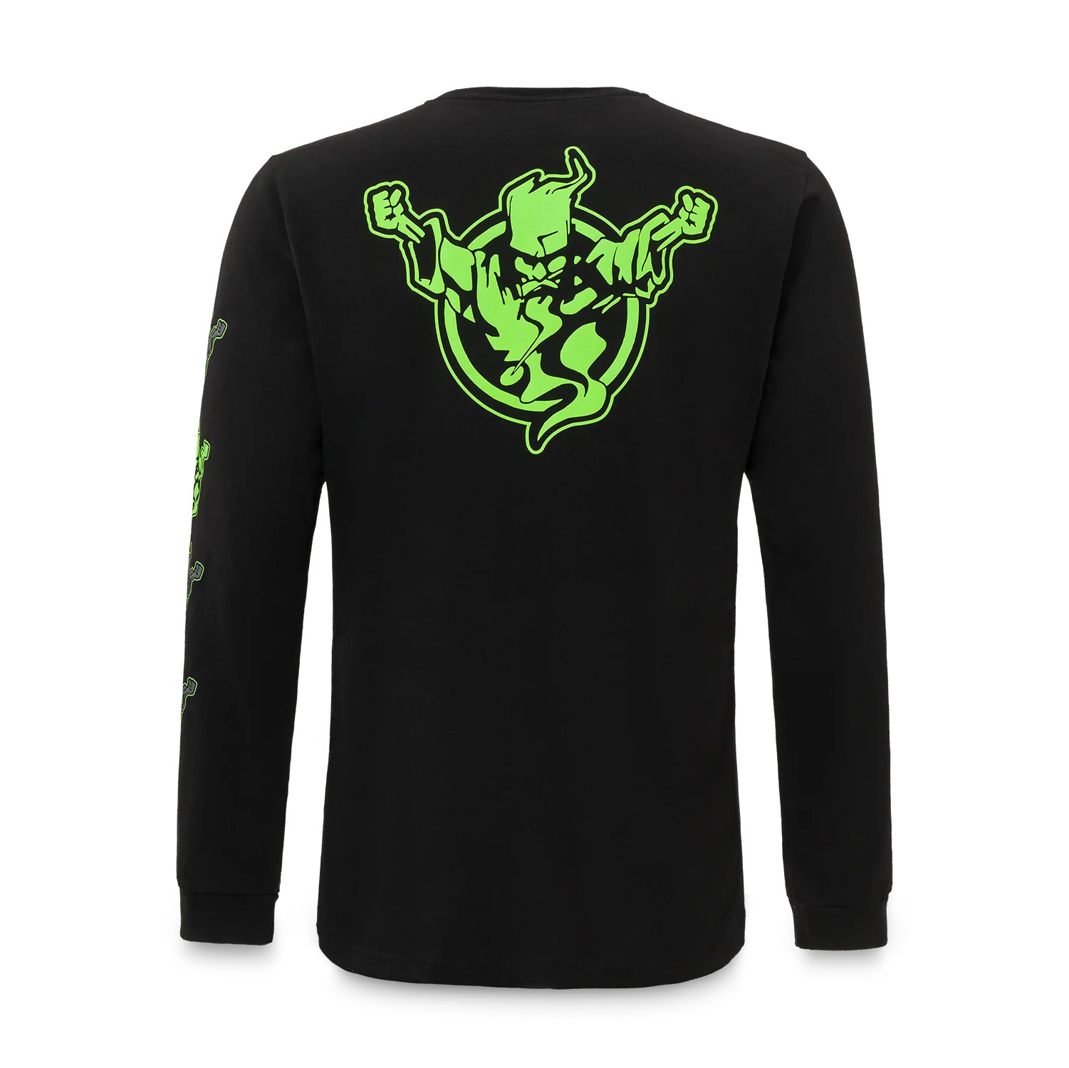 Thunderdome longsleeve black/fluor green - Image 2