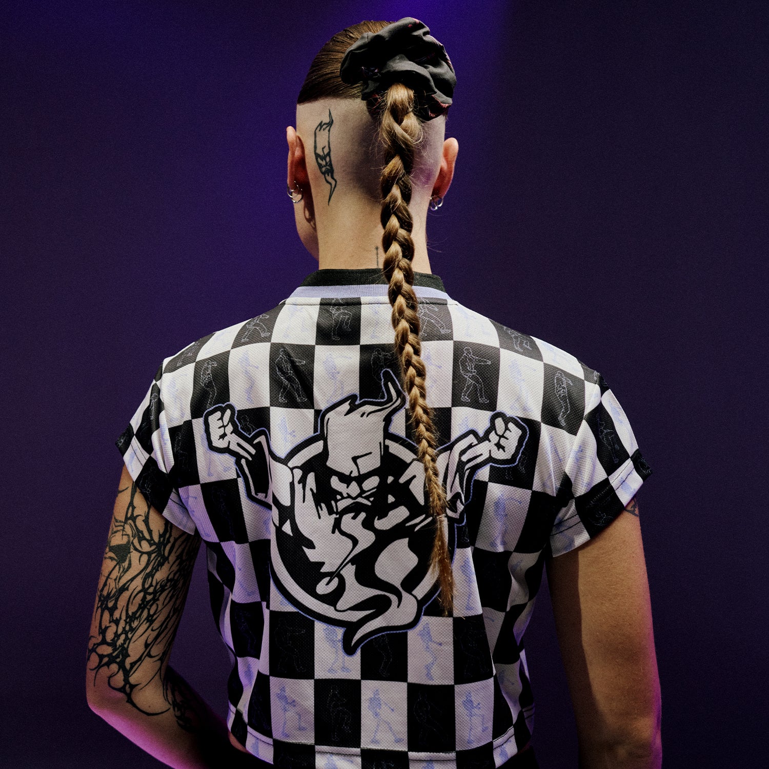 Thunderdome cropped Football T-shirt - Image 4