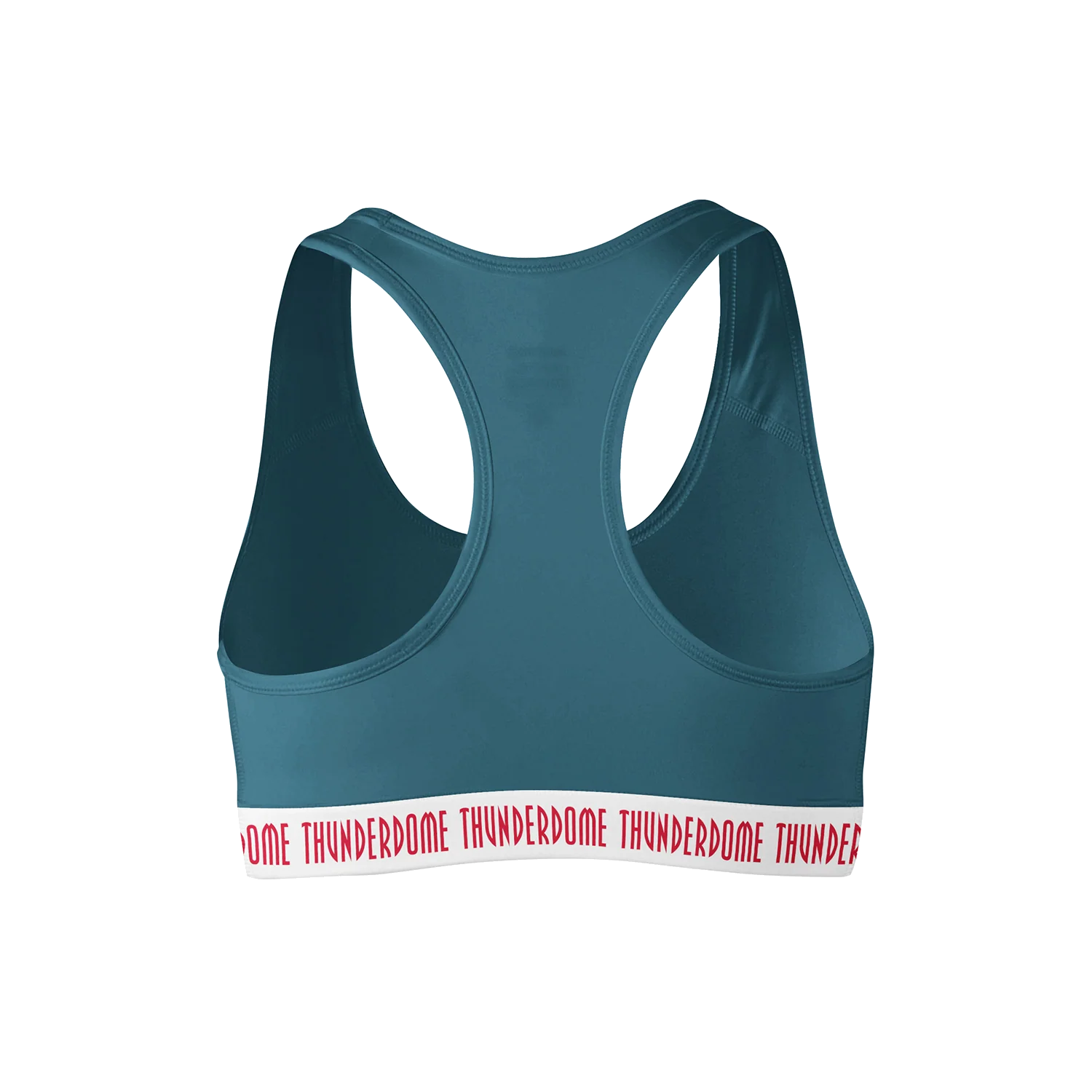 Thunderdome sport bra teal/red - Image 2