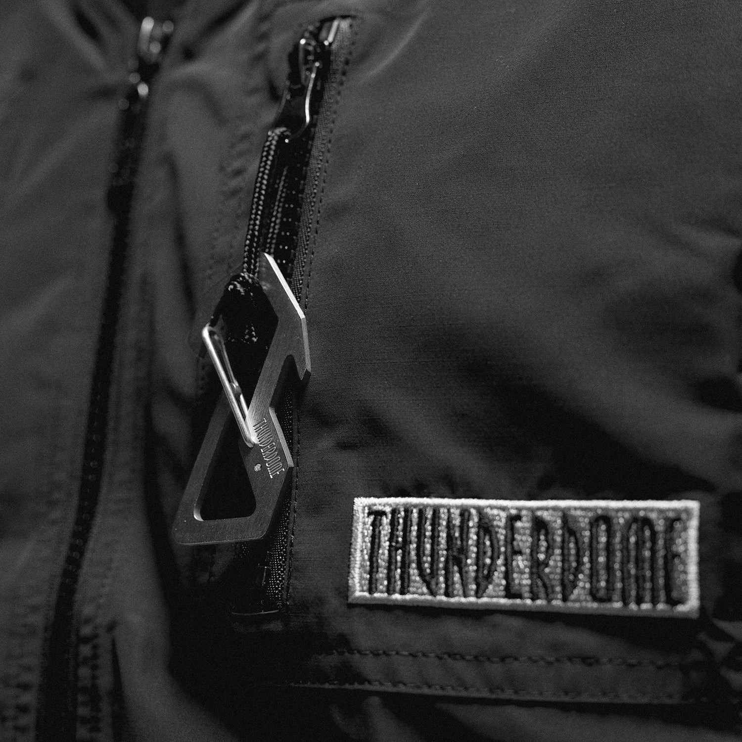 Thunderdome Monochrome Carabiner Keychain - Image 2